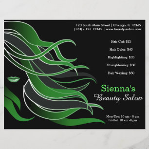 Hair stylist flyer