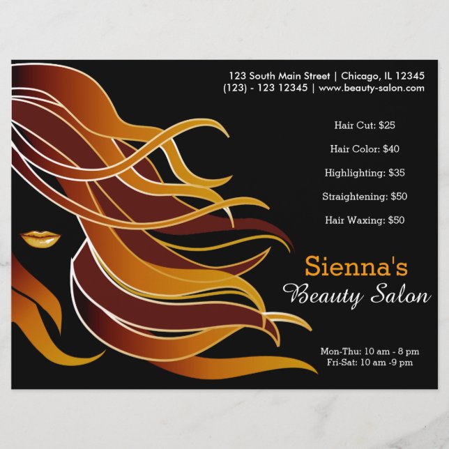 Hair stylist flyer (Front)