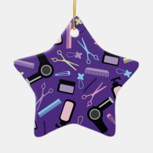 Hair Stylist Gift Idea Ceramic Tree Decoration