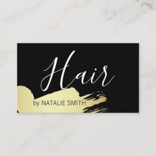 Hair Stylist / Gold Brushed Business Card