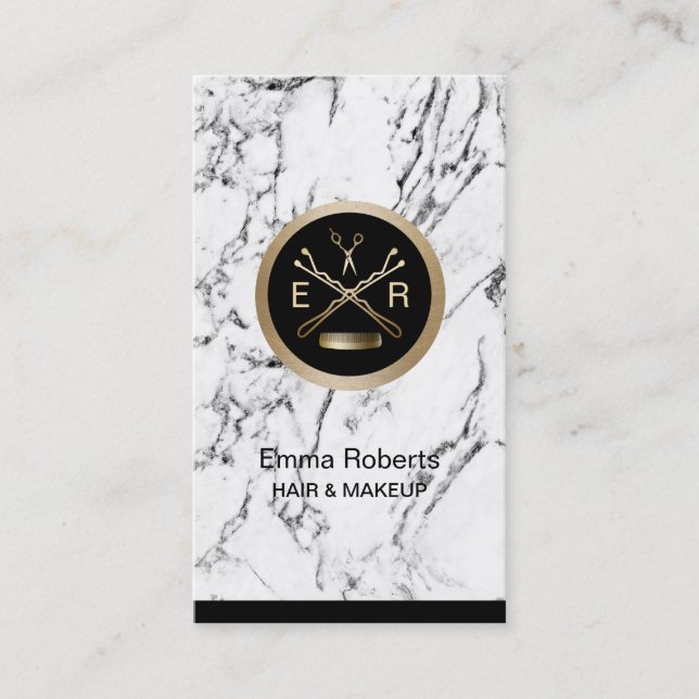 Hair Stylist Gold Scissor & Comb Appointment (Front)