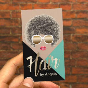 Hair Stylist   Hair Salon   Beauty Girl Modern Business Card
