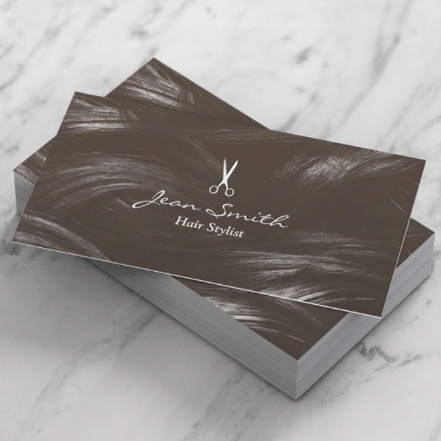 Hair Stylist Hair Salon Hairdresser Business Card (Creator Uploaded)