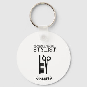 Hair Stylist Keyring