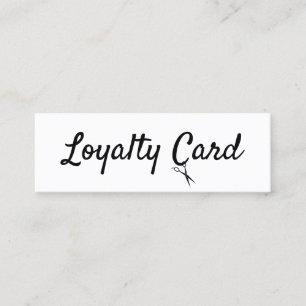 Hair Stylist Loyalty Punch Card
