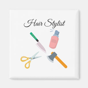 Hair stylist magnet