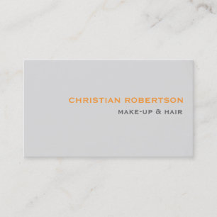 Hair Stylist Makeup Artist Business Card
