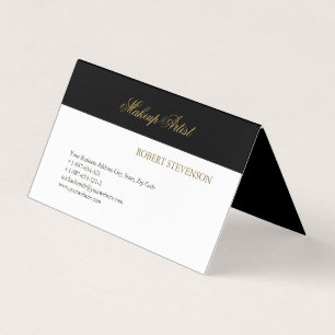 Hair Stylist Makeup Artist Business Card