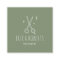 Hair Stylist Minimalist Scissor Salon Sage Green