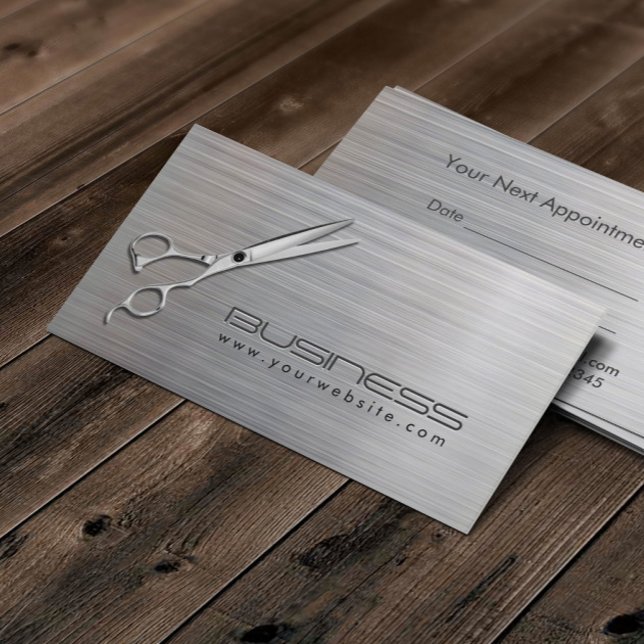 Hair Stylist Modern Metal Salon Appointment (Creator Uploaded)