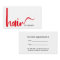 Hair Stylist Modern Red Script Appointment