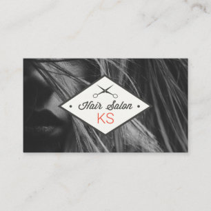 Hair Stylist Modern Stylist Business Card