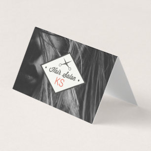 Hair Stylist Modern Stylist Business Card