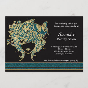 Hair stylist Open House Invitation