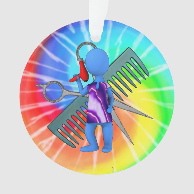 Hair Stylist Ornament (Front)