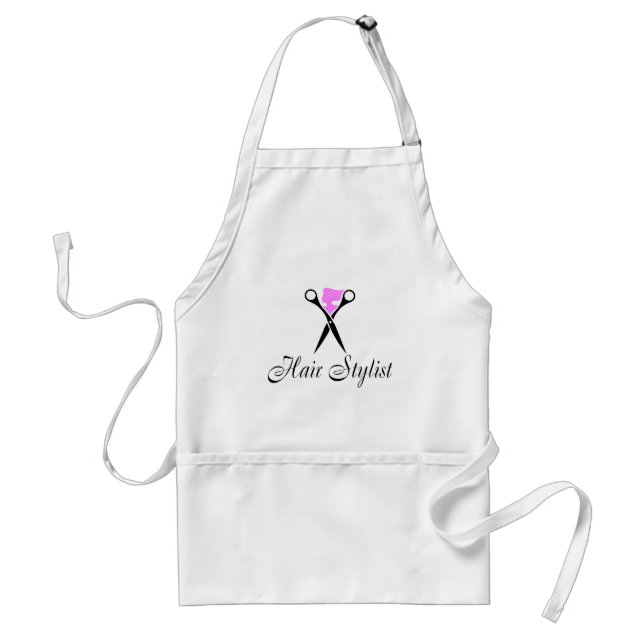 Hair Stylist (Pink/Scissors) Standard Apron (Front)