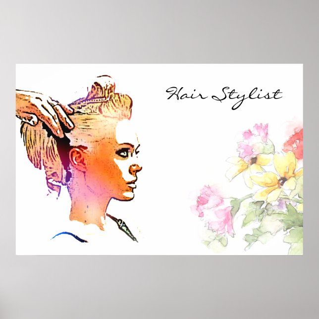 Hair Stylist Poster (Front)