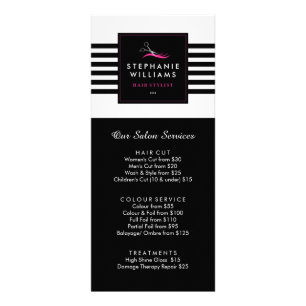 Hair Stylist Price List and Service Menu