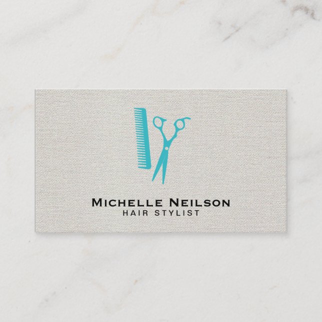 Hair Stylist | Pricings Business Card (Front)