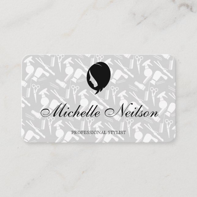Hair Stylist | Professional Business Card (Front)
