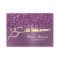 Hair Stylist Purple Glitter Drips Beauty Salon