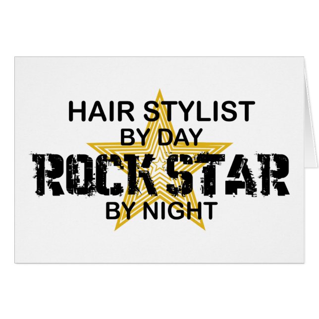 Hair Stylist Rock Star by Night (Front Horizontal)