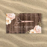 Hair Stylist Rose Gold Scissor Rustic Floral Business Card<br><div class="desc">Hair Stylist Rose Gold Scissor Geometric Romantic Floral Hair Salon Business Cards.</div>