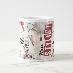 Hair Stylist Salon Gift  Large Coffee Mug