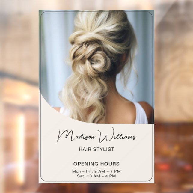 Hair Stylist Salon Opening Hours (Sheet 2)