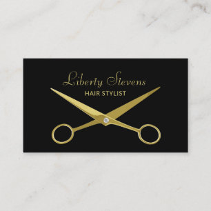 Hair Stylist Salon Scissors Beauty Business Card