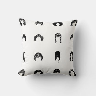 Hair Stylist Salon Throw Pillow