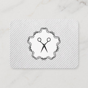 Hair Stylist Scissor Icon Loyalty Card