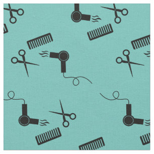 Hair Stylist Scissors Haircut Cute Fabric