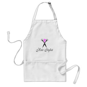 Hair Stylist (Scissors/Pink) Standard Apron