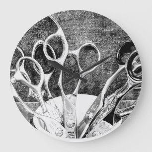 Hair Stylist - Scissors - Wall Clock
