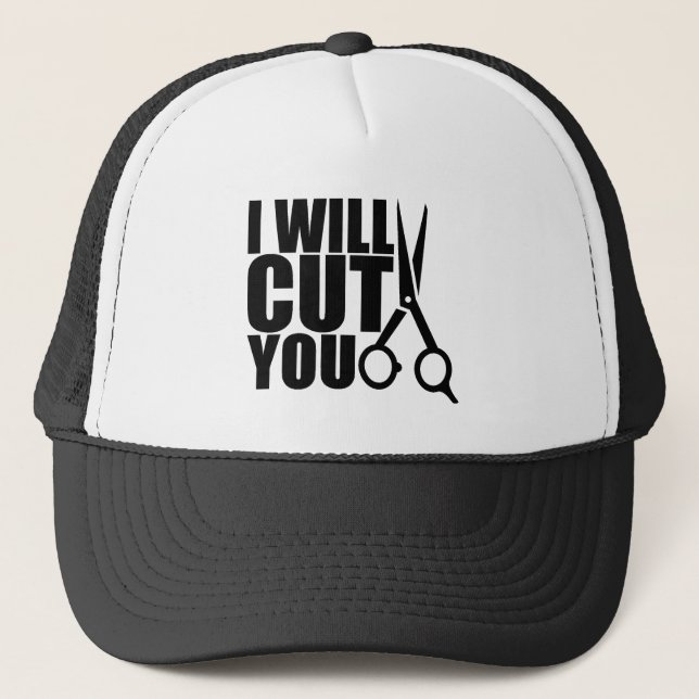 Hair Stylist T-shirt | Hairdresser Shirt | Stylist Trucker Hat (Front)