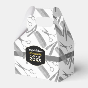 Hair Stylist Tools Graduation Party Favour Box