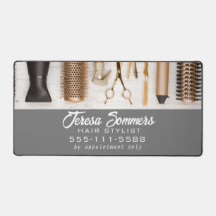 Hair Stylist Tools Modern Custom Desk Mat