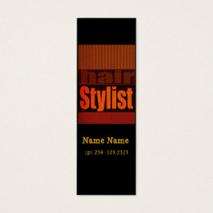 Hair Stylist Typography Modern Beautician Mini