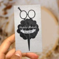 Hair Stylist Vintage Black Scissor Salon