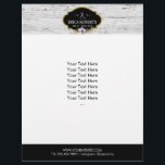 Hair Stylist Vintage Floral Rustic Wood Salon Flyer<br><div class="desc">Hair Stylist Vintage Floral Rustic Wood Salon Brochures.</div>