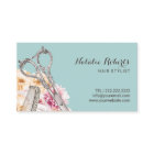 Hair Stylist Vintage Floral Teal Appointment