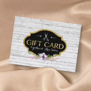 Hair Stylist Vintage Hair Salon Gift Certificate
