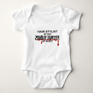 Hair Stylist Zombie Hunter Baby Bodysuit