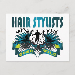 Hair Stylists Gone Wild Postcard