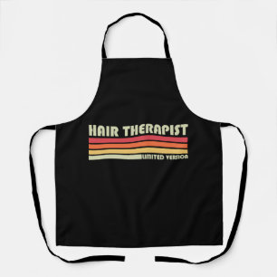 Hair Therapist Hair Stylist Retro Hairdr Apron