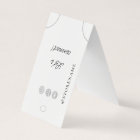 Hair Tie holder Hanging  Display Logo Social Media