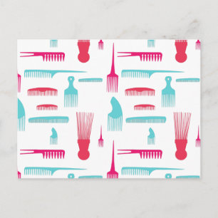 Hair We Go Fashion Postcard