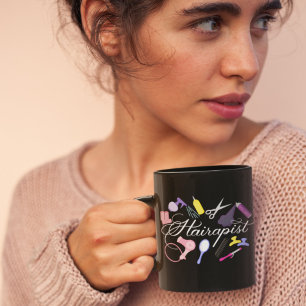 Hairapist Hairdresser Hair Stylist Barber 2 Coffee Mug