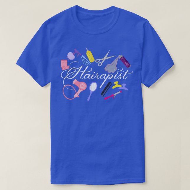 Hairapist Hairdresser Hair Stylist Barber Design O T-Shirt (Design Front)